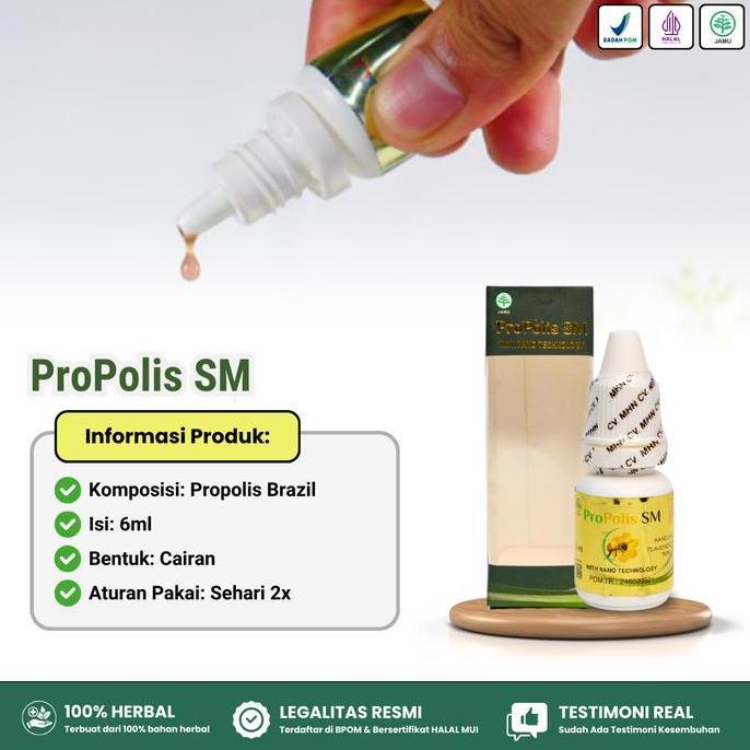 Propolis SM Herbal Pembersih Telinga Penghilang Kotoran di Telinga yang Keras Ear Kuping ofloxacin  