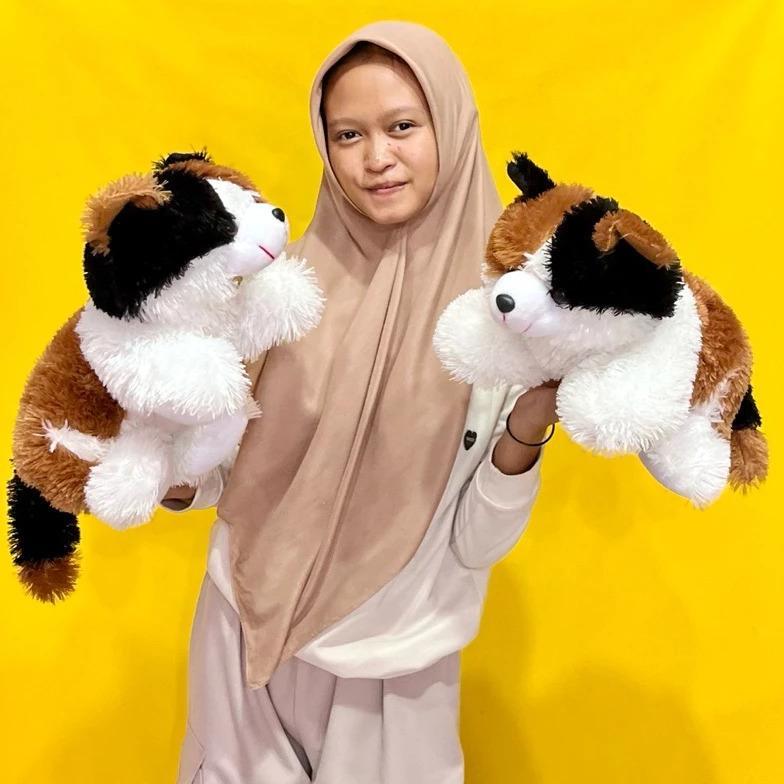 Awet Boneka Kucing Esmeralda Ukuran L Jumbo Lembut