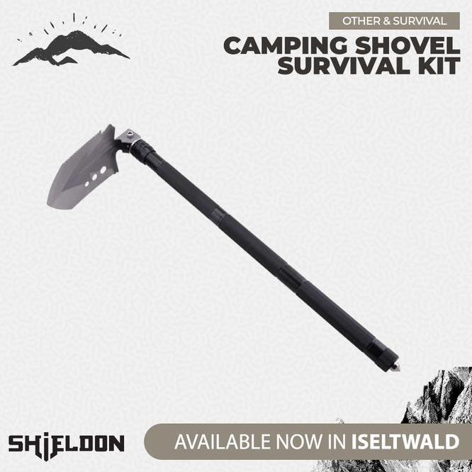 Sekop Serbaguna Shieldon Camping Shovel Survival Kit Hh-7023