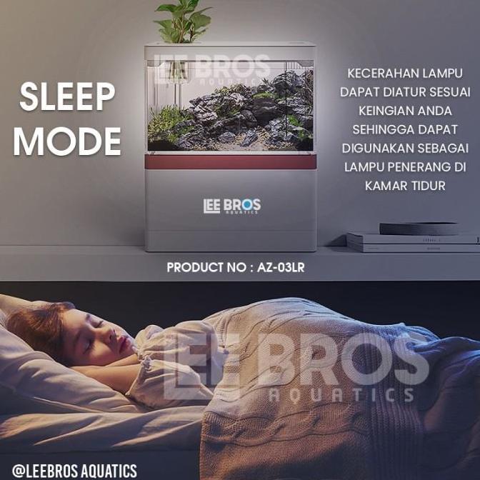 Skyfish- Aquarium Mini Lengkap Dengan Filter + Led / Aquarium Fullset