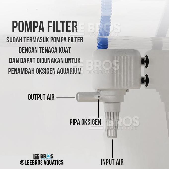 Skyfish- Top Filter Box Aquarium / Box Filter Aquarium / Filter Atas / Pompa Filter Aquarium / Top F