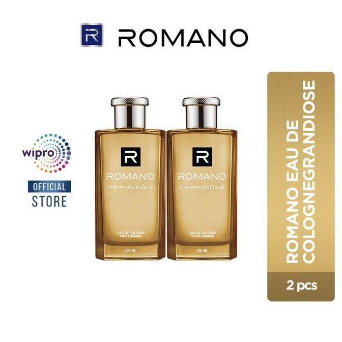 NEW ROMANO EAU DE COLOGNE GRANDIOSE PARFUM PRIA - TWINPACK ORI