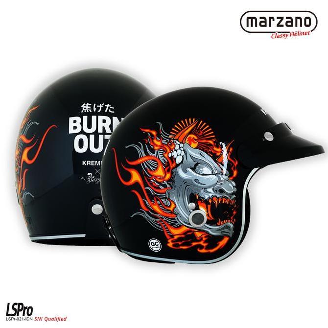 Marzano Helmet - Helm Retro Marzano x Kremlin