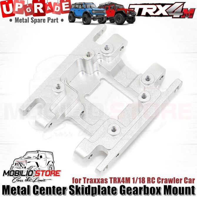Upgrade Part Metal Center Skidplate Gearbox Mount for Traxxas TRX4M