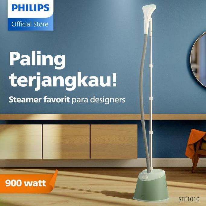 PRODUK FAVORIT - Philips STE1010/75 Stand Steamer 1000 Series 900w, Setrika uap, strika uap, philips