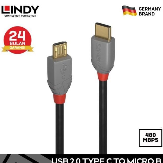 Lindy 36891 1M Kabel Usb Type C To Micro Usb Dac Cable 480Mbps
