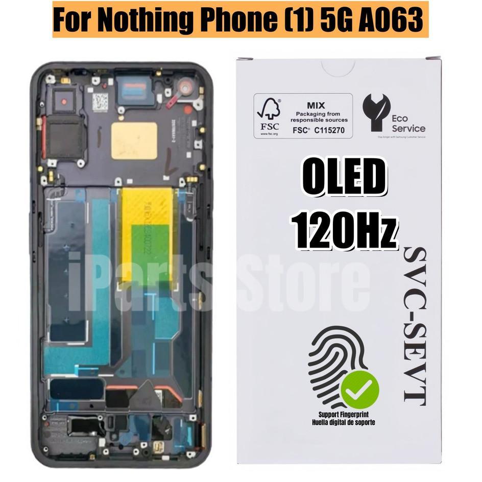 Grosir Iparts Replacement New Splay For Nothing Phone (1) Phone 1 A063 120Hz Oled Tou Screen With Fr