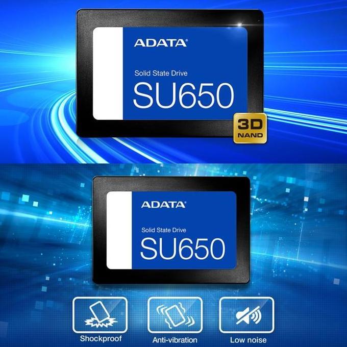 BEBAS ONGKIR - SSD Adata SU650 512GB - Sata 3 2,5" - SSD 512GB Adata SU650