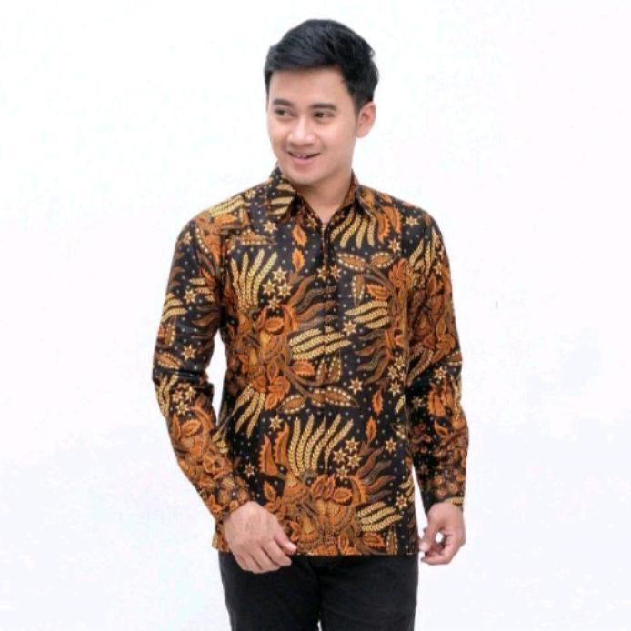 ORIGINAL Kemeja Batik Pria Lengan Panjang Batik Pria Lengan Panjang Kemeja Batik Murah