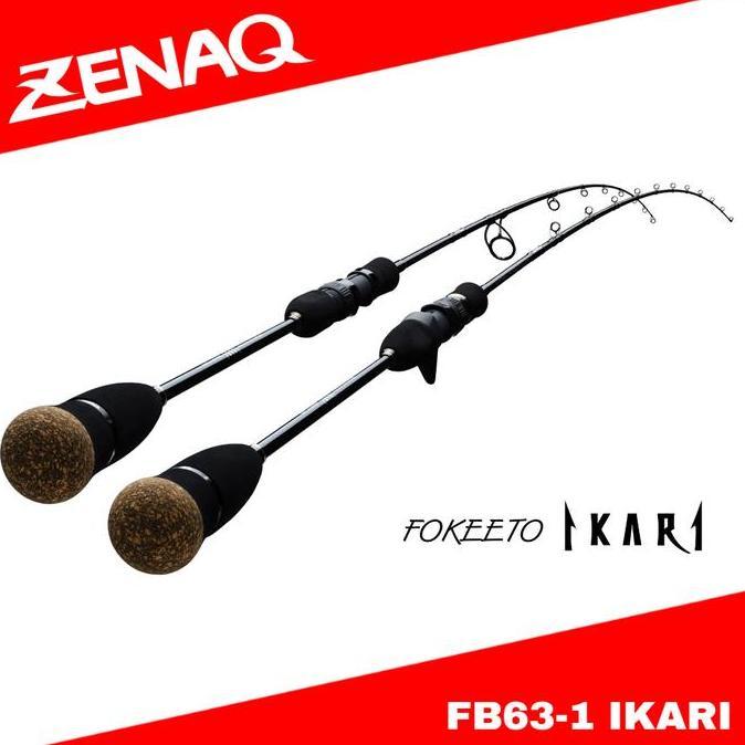 Zenaq Baitcasting Rod Fokeeto FB63-1 Ikari