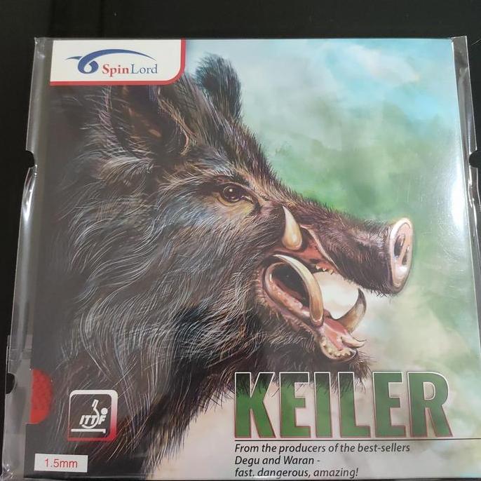 SPINLORD Keiler [ Medium Pimple Rubber / Karet Bintik Medium ]