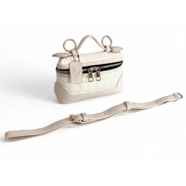 ORIGINAL Tas Selempang Hitam dengan Rantai Kulit anya geraldin terbaru