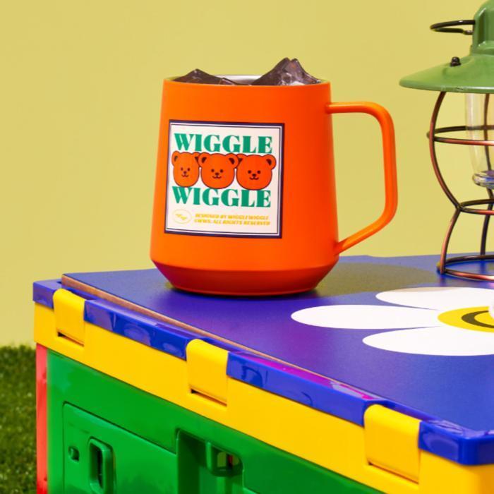 Wiggle Wiggle Camping Mug - Wiggle Bear Gelas Cangkir Lucu Korea