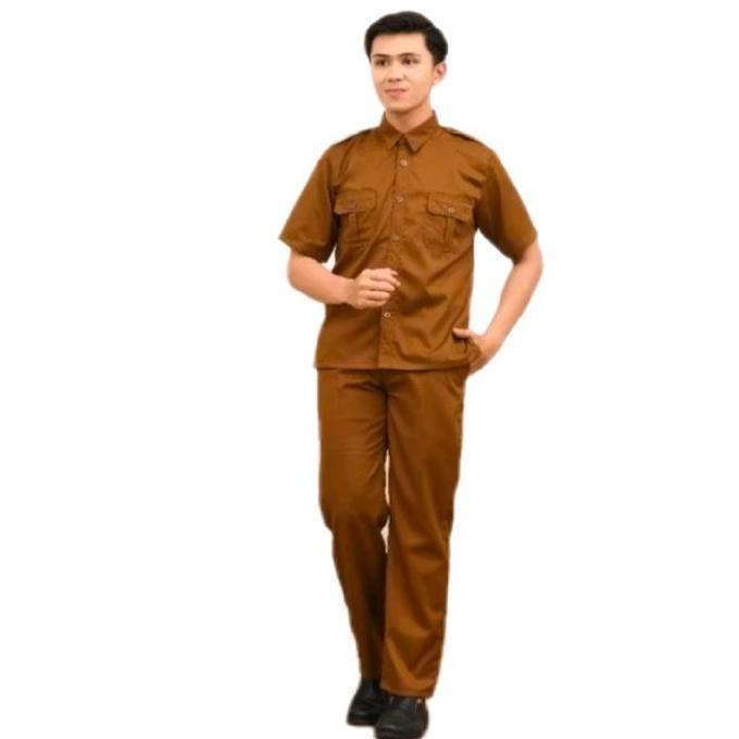 Termurah / Hot Sale Baju Pemda Nasional Pns Seragam Guru Asn Kualitas Terbaik Untuk Karyawan Dan Gur