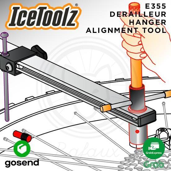 ICETOOLZ Derailleur Hanger Alignment Tool Alat Setel RD Sepeda E355