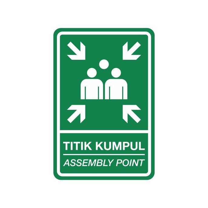 RAMBU TITIK KUMPUL 20CM X 30CM PLAT ALUMUNIUM