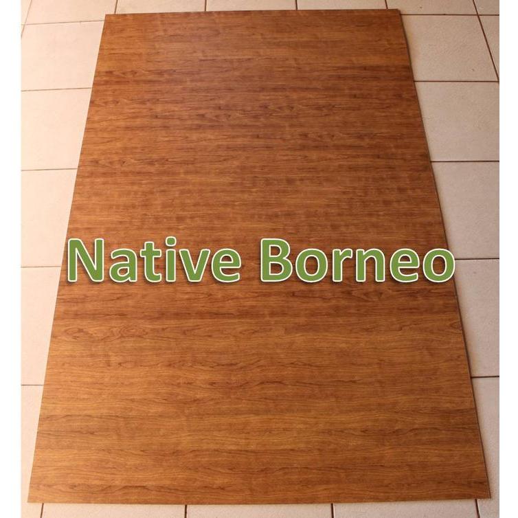 Karpet Plywood/Plywood Carpet, Tikar Kayu (Coklat Muda) 243cm x 345cm