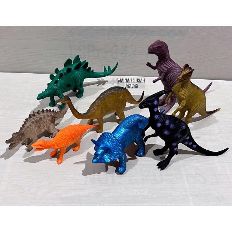 Promo Bulan Ini Mainan Anak Dinosaurus Karet Tebal 8Pcs Aman