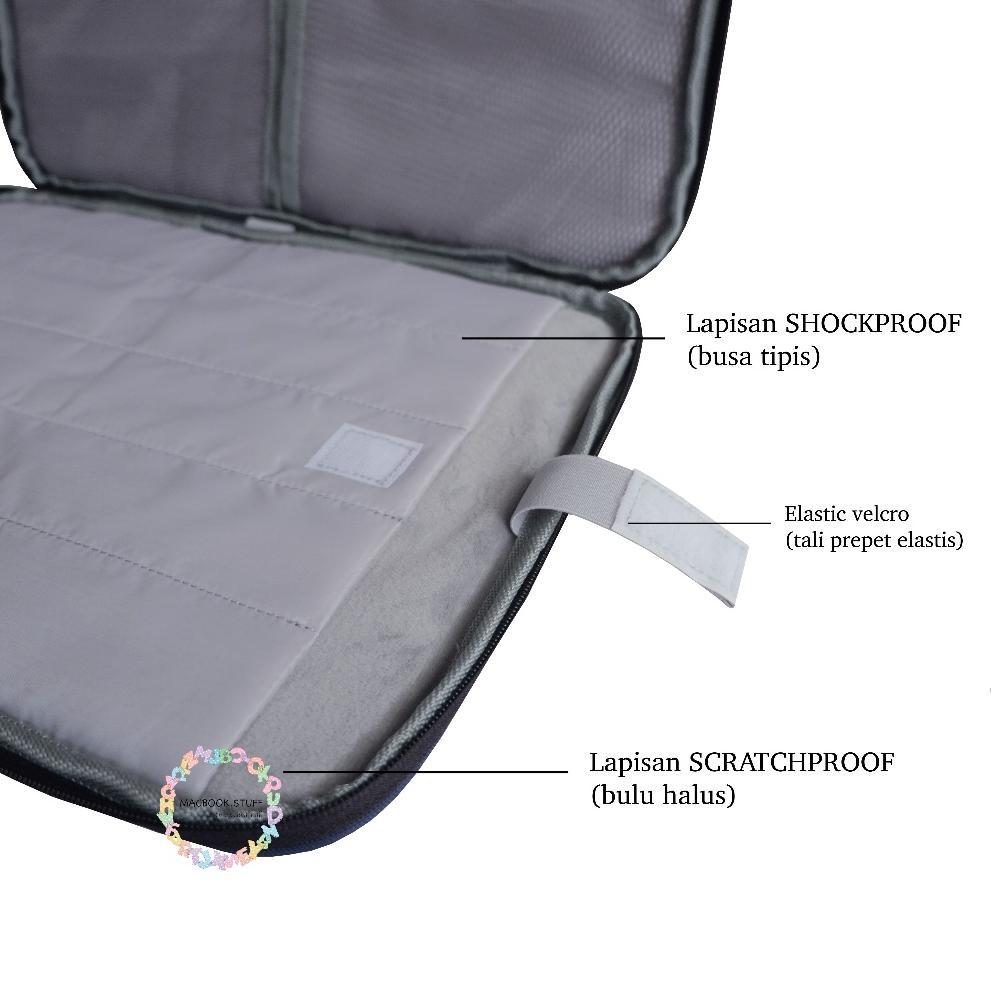 Hot Tas Laptop Clutch Book Dompet Jinjing Tahan Anti Air Waterproof Water Resistant Laptop Bag / Sle