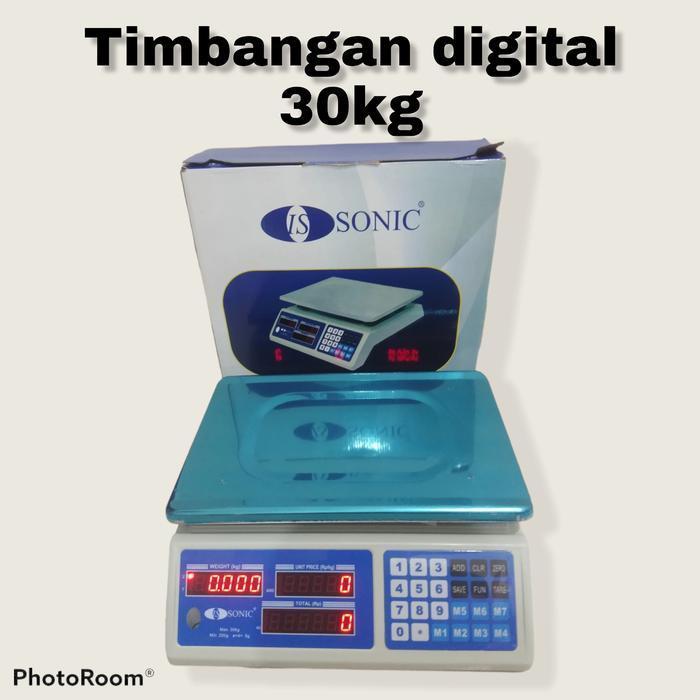 Timbangan digital 30kg laundry ,buah, sembako SONIC 30KG