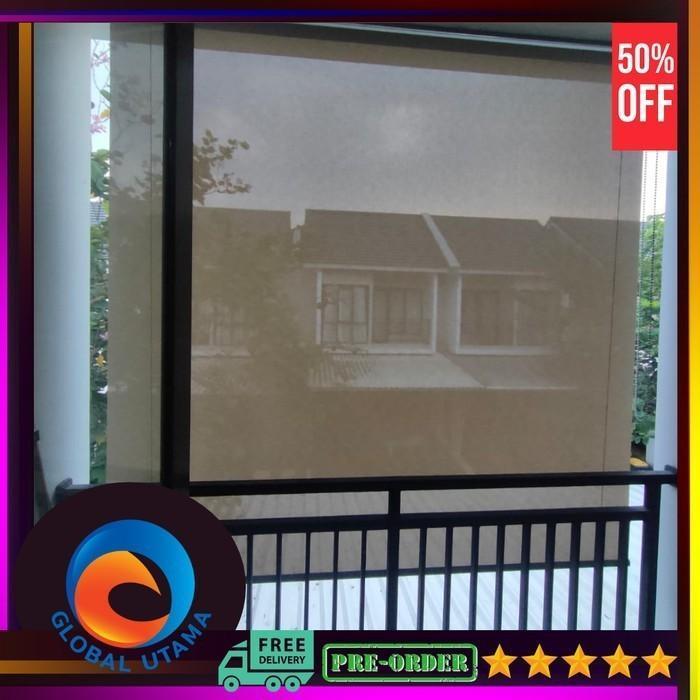 Suntex Blind Outdoor | Tirai blind Outdoor Pesanan Bapak Eddy