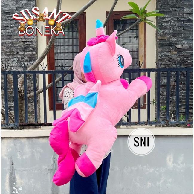 Sale Boneka Unicorn Jumbo Kuda Poni Lucu Lembut Besar Sni