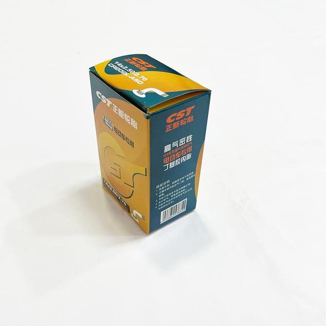 CST ban dalam 14" (14x2.50) ring 14inch sepeda listrik pentil bengkok