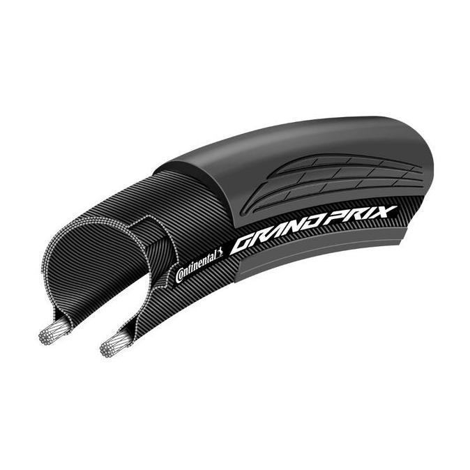 Continental Grand Prix Clincher - Black/Black - Ban Luar Sepeda