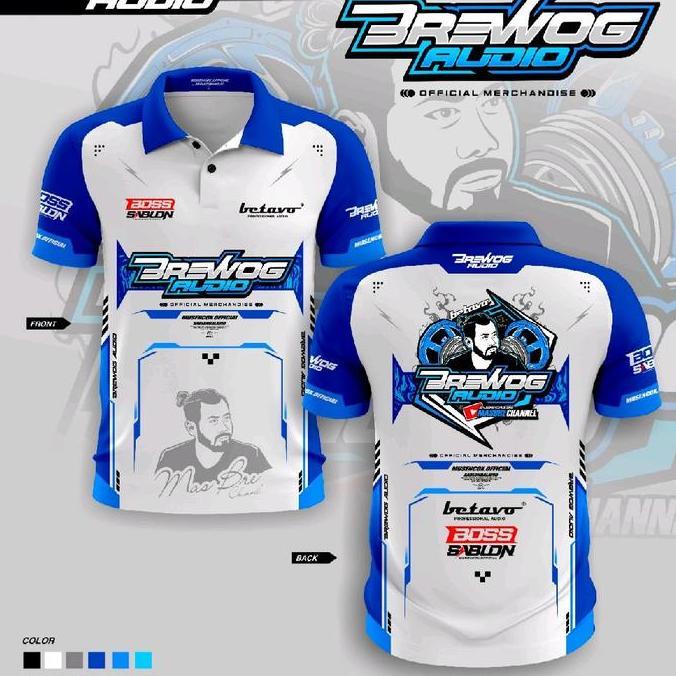 Brewog Jersey Kain Embos - Pakaian