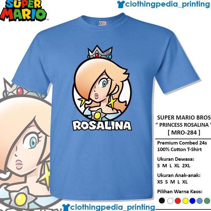 Kaos Baju Princess Rosalina The Super Mario Bros Rosalina T-Shirt