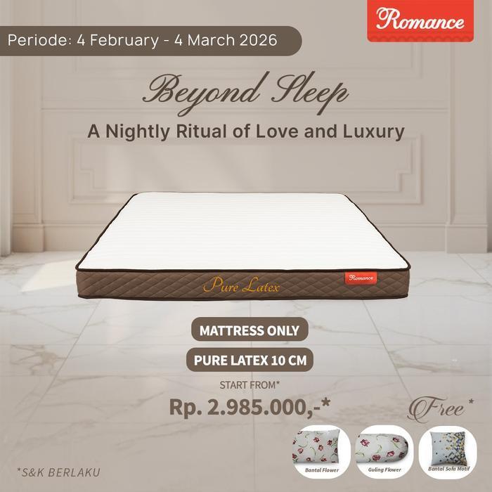 Romance Kasur Pure Latex - Romance Grosir