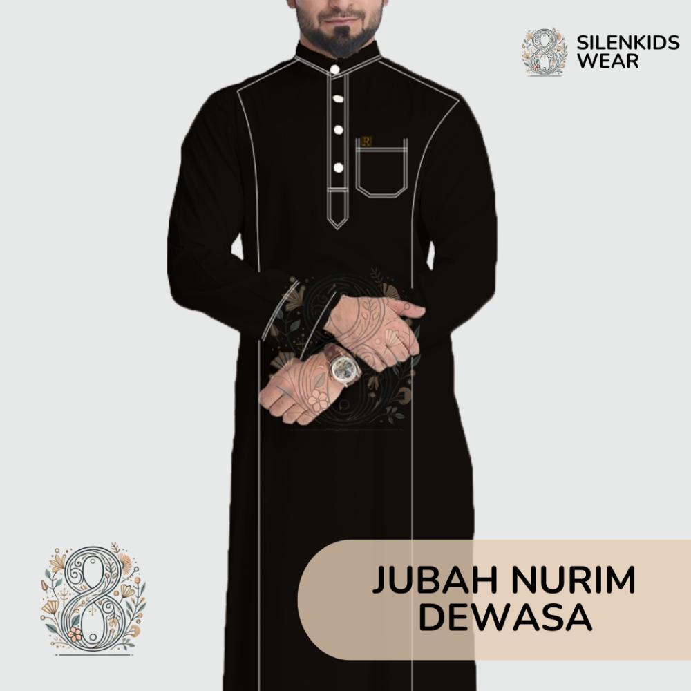 NEW ARRIVAL SILEN KIDS JUBAH PRIA SLIMFIT NURIM BY RAINAN ORI GAMIS PRIA BAHAN KATUN PREMIUM ADEM NY