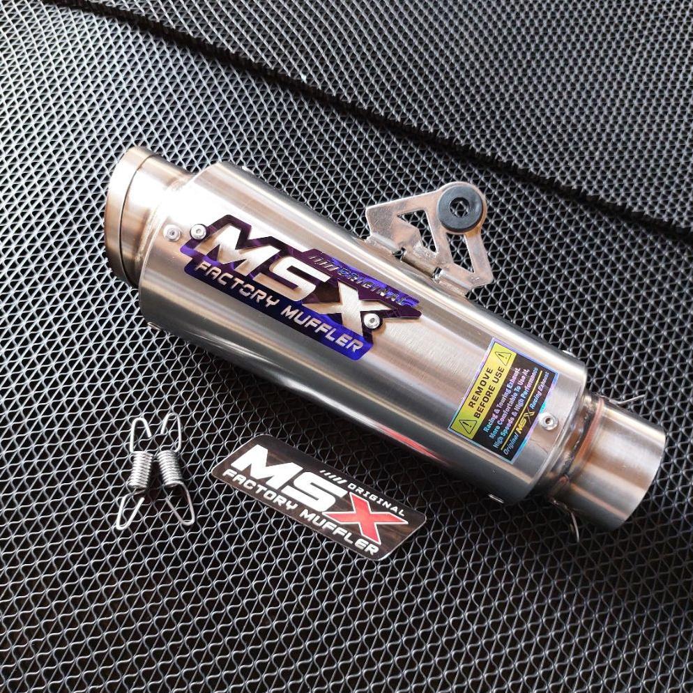 Premium Slincer Knalpot Original Msx Inlet 50 Jrm D50 Knalpot Jrm Slincer Only