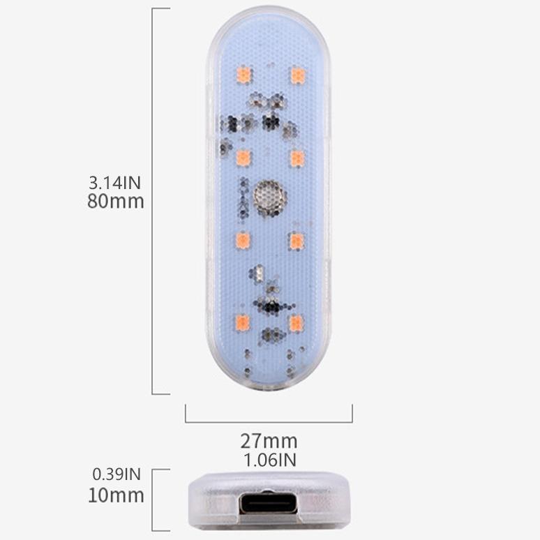Murah  Lampu Sentuh Led Mobil Mini Lampu Sentuh Lampu Ambient Auto Atap Langit-Langit Lampu Baca Led