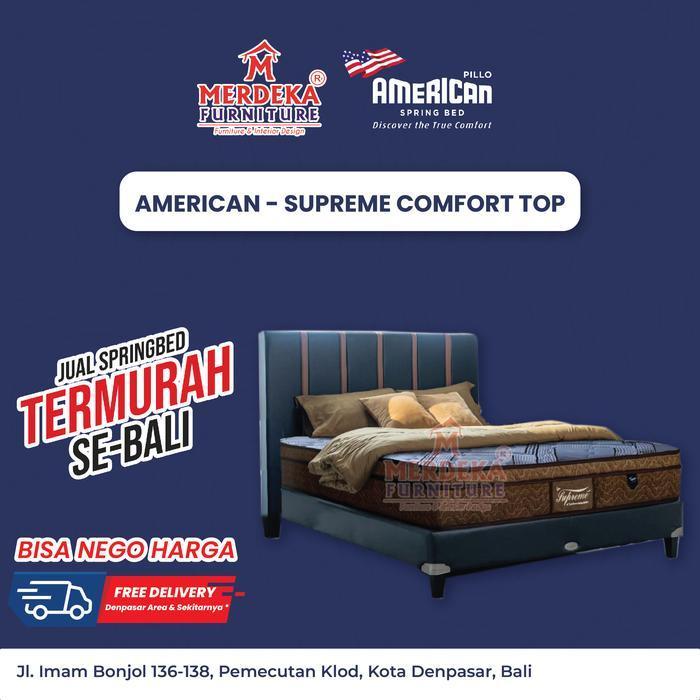 Kasur American ~ Supreme Comfort Top | Spring Bed 160x200|