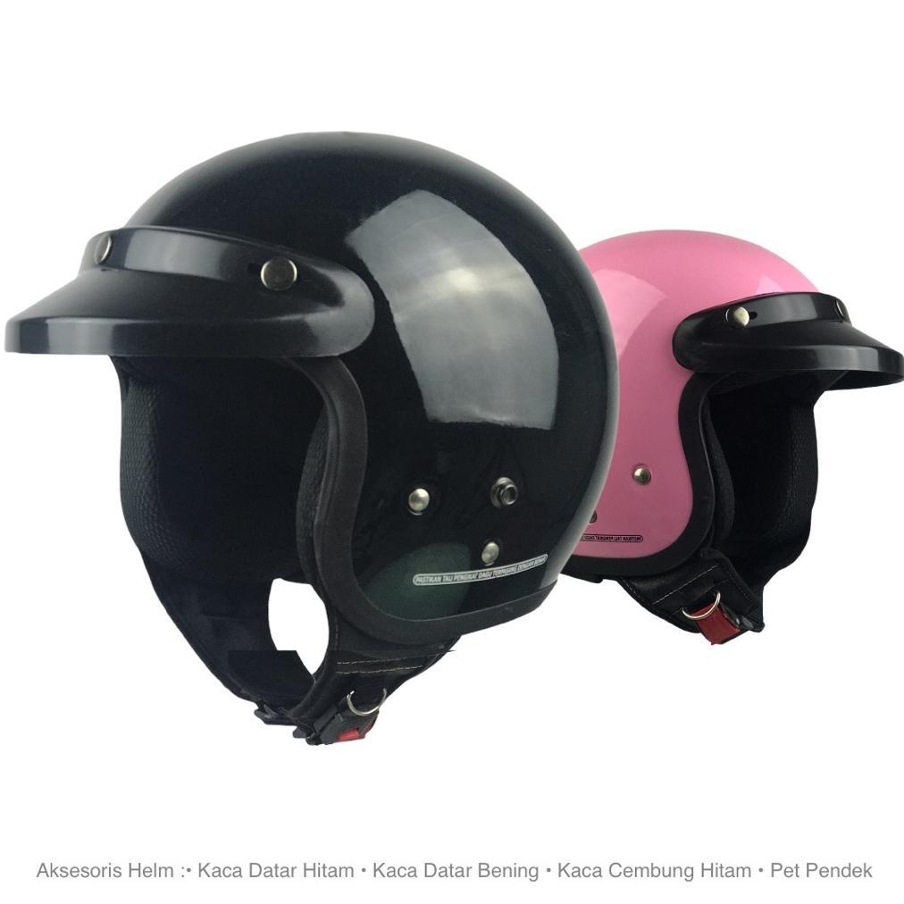 Grade Ori Helm Bogo Retro Dewasa Wanita Dan Pria Solid Sni