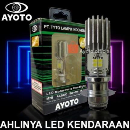 Limited Lampu Led Motor Original Ayoto M2B H6 Ac/Dc 8Watt+8Watt 