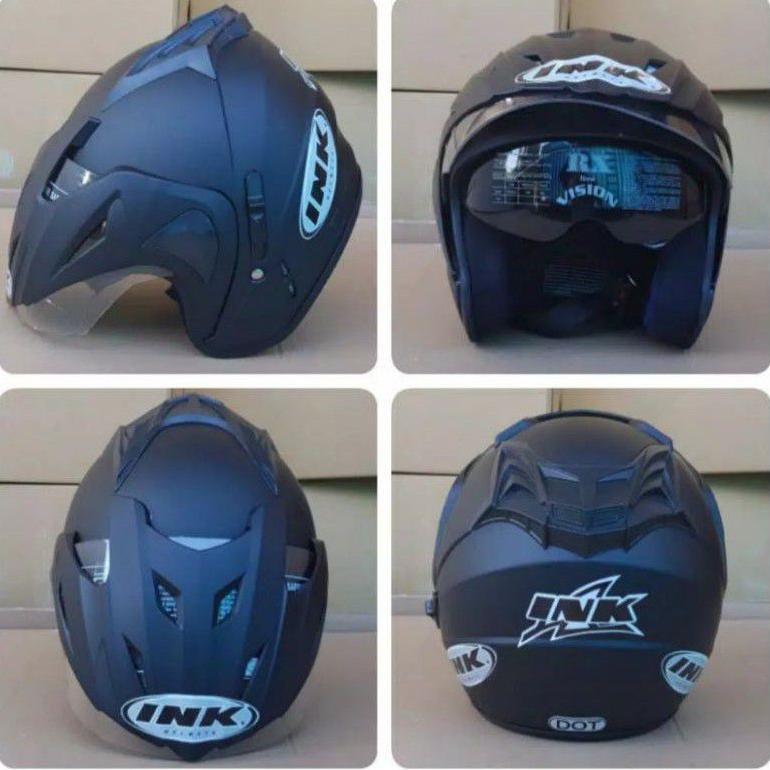 Grade Ori Helm Ink Double Visor Merk Bmt Ber Sni Busa Tebal Garansi Termurah