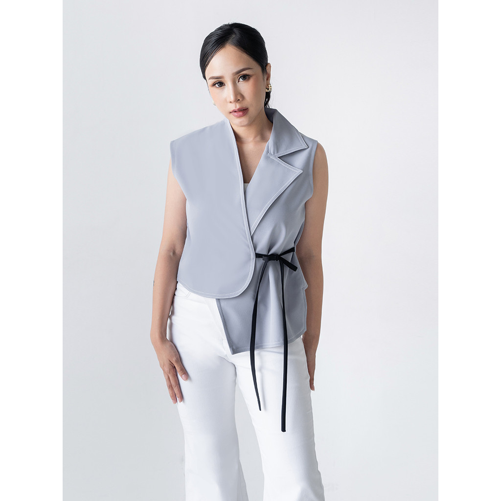 Melvee X Imel Vilentcia - Umbria Top - Atasan Blouse Wanita Modern Terbaru