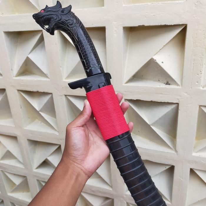 Golok Fulltanduk ukir naga ajip