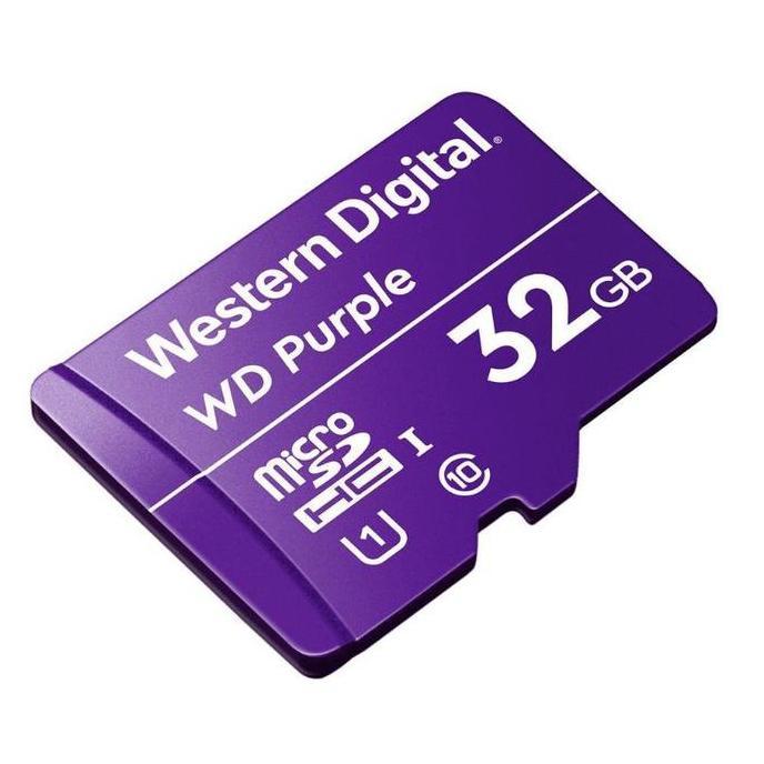 WD Purple MicroSDHC UHS-1 Class 10 Surveillance/ CCTV Micro SD 32GB