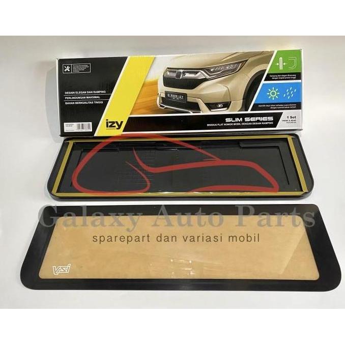 Tempat dudukan plat pelat nomor mobil pakai mika