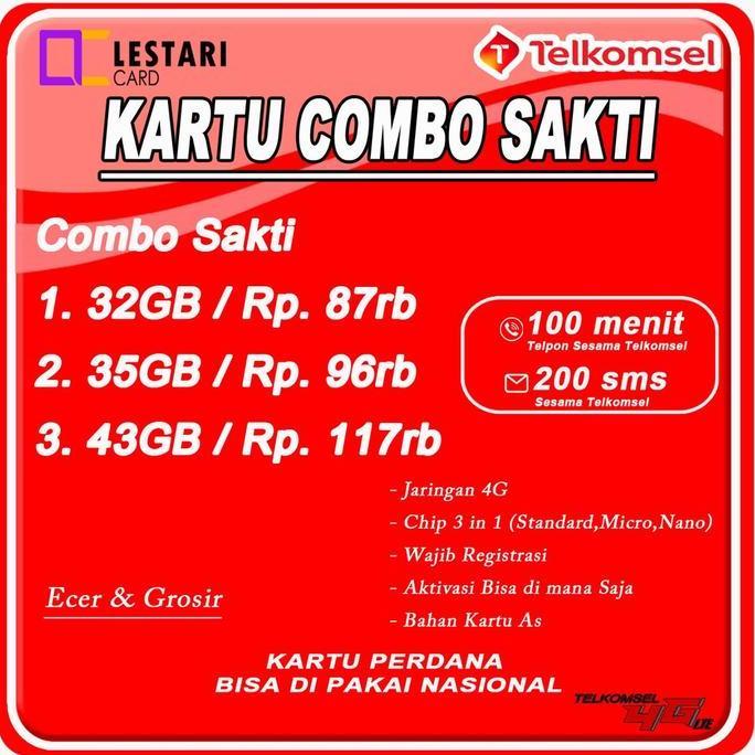Nomor Cantik Simpati Telkomsel Combo Sakti