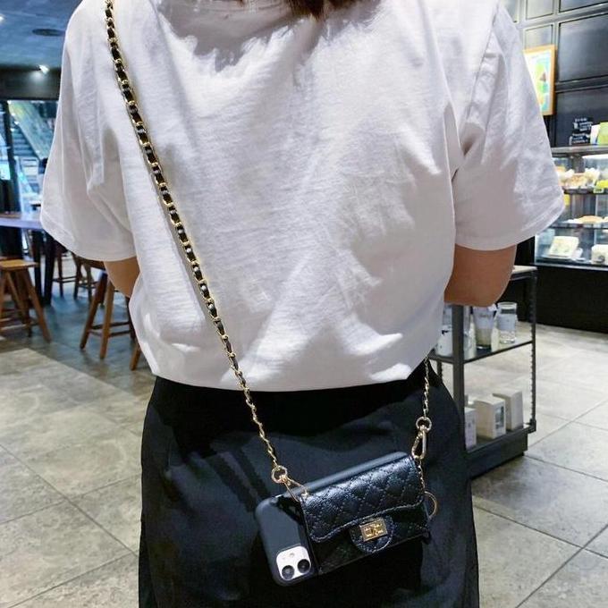 Casing Tali Tas Model dompe For Vivo S1 T1 Pro V11 V15 V17 V20 V21