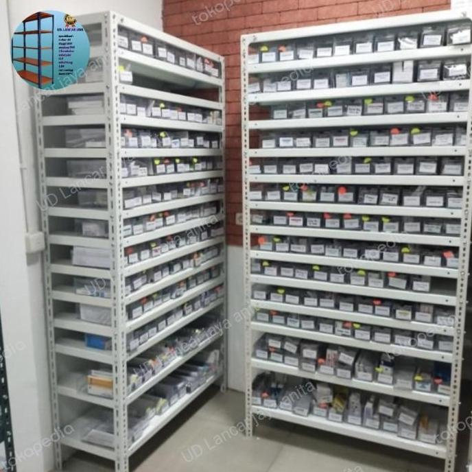 rak obat apotek 14 susun