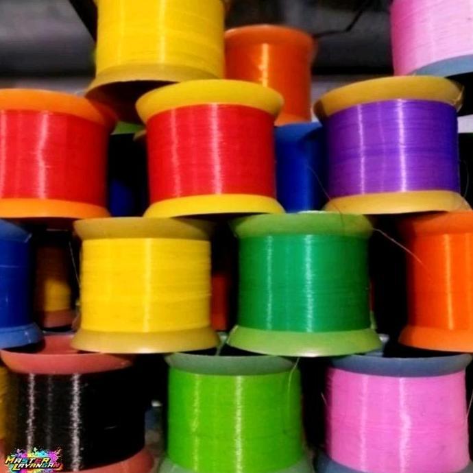 ISI 10PCS Gulungan Layangan - Bladu Layangan Plus Kenur - bladu layangan murah - promo bladu layanga