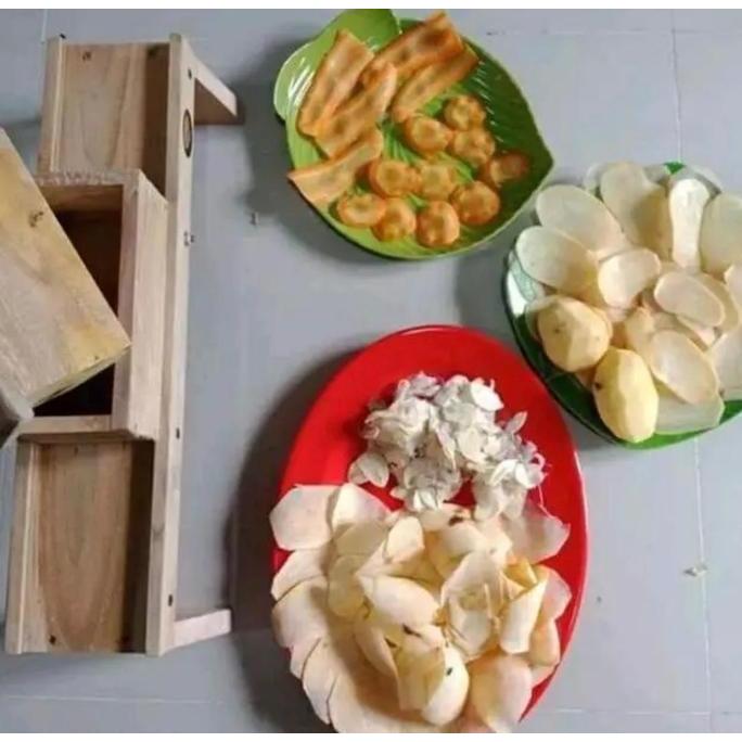 UKURAN JUMBO BESAR PENGIRIS PEMOTONG PERAJANG SERUTAN SERBAGUNA BAWANG / CABAI / KERIPIK PISANG KENT