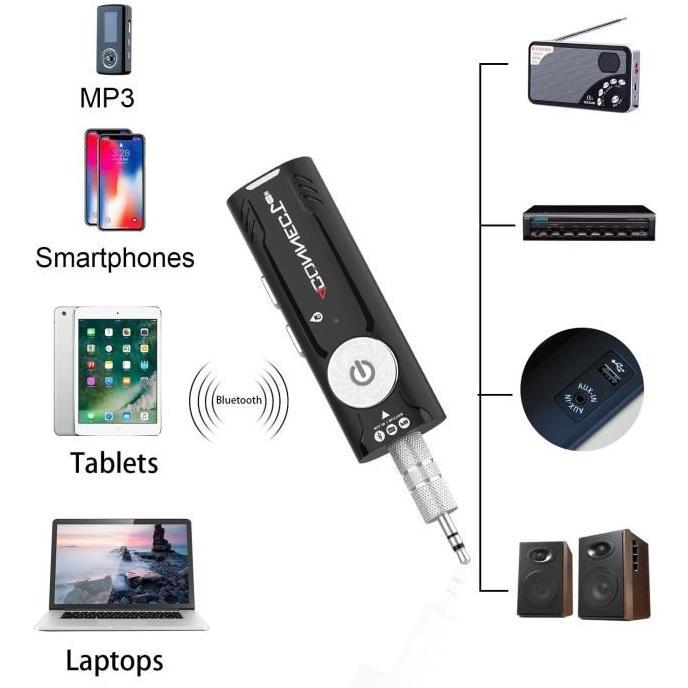 4Connect Bluetooth Audio Receiver Dongle with MP3 Player and FM Radio