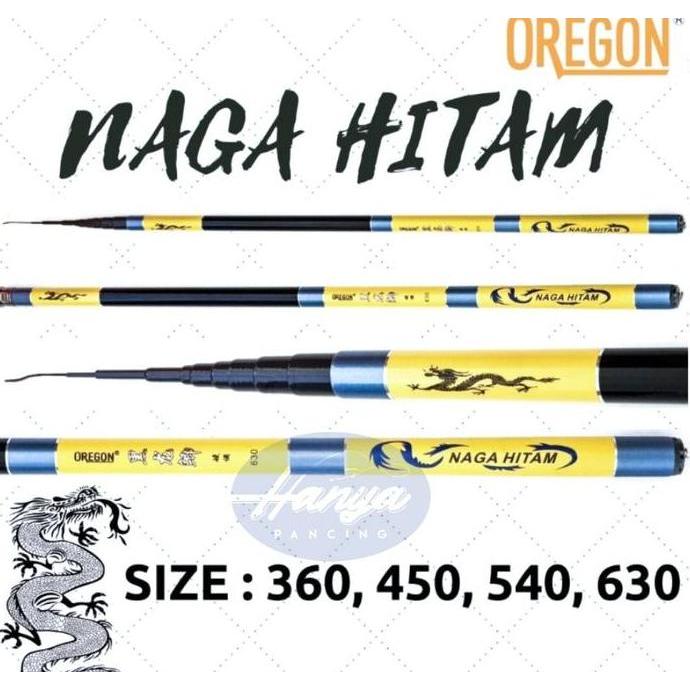 JORAN TEGEK OREGON NAGA HITAM 360 450 540 630 CARBON KARAKTER MEDIUM