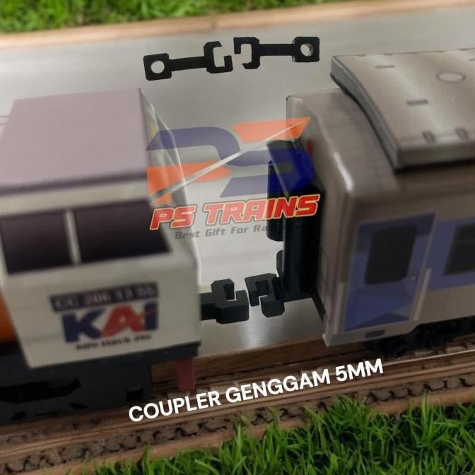 Rangkaian Mainan Kereta Api Indonesia Murah Kayu CC201Vintage EkoPutih